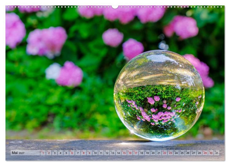 Produktbild: Faszination Glaskugel (hochwertiger Premium Wandkalender 2027 DIN A2 quer), Kunstdruck in Hochglanz