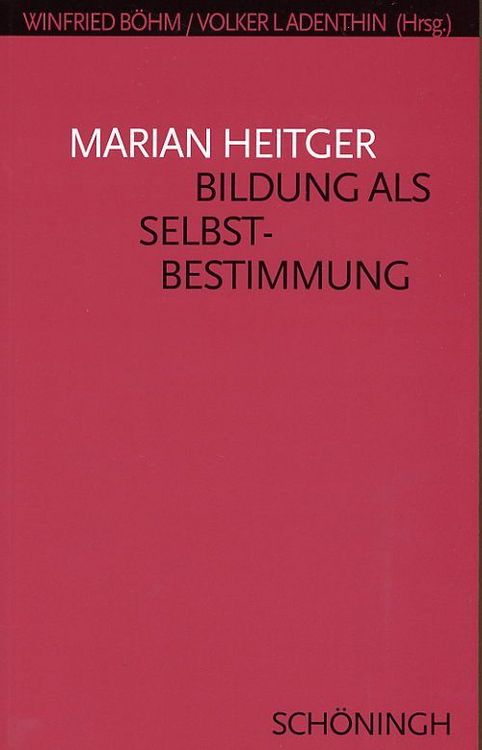 Produktbild: Bildung als Selbstbestimmung