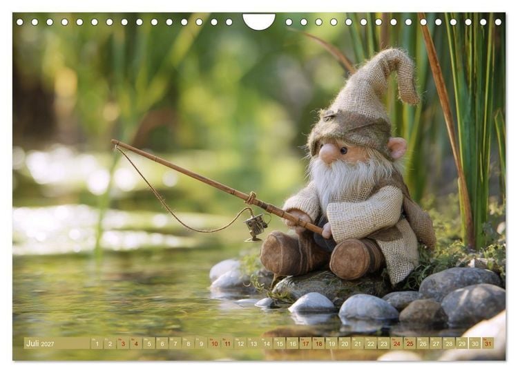 Produktbild: Wichtelgl&uuml;ck zwischen Wald und Wiese (Wandkalender 2027 DIN A4 quer), CALVENDO Monatskalender