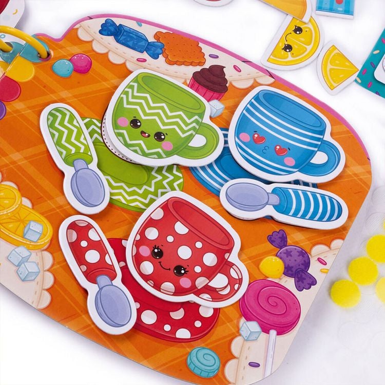 Produktbild: Lernspiel Roter K&auml;fer Busy Book mit Klettverschluss Die Leckereien RK1170-03