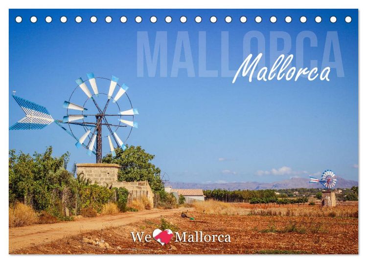 Produktbild: Mallorca, Mallorca (Tischkalender 2026 DIN A5 quer), CALVENDO Monatskalender
