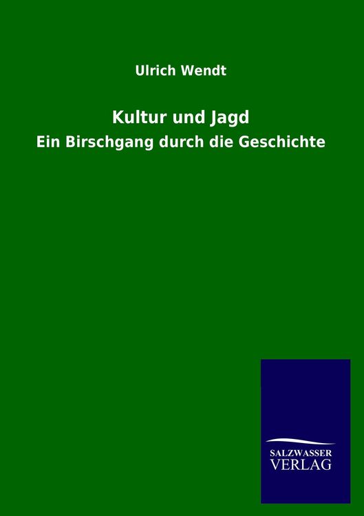 Produktbild: Kultur und Jagd