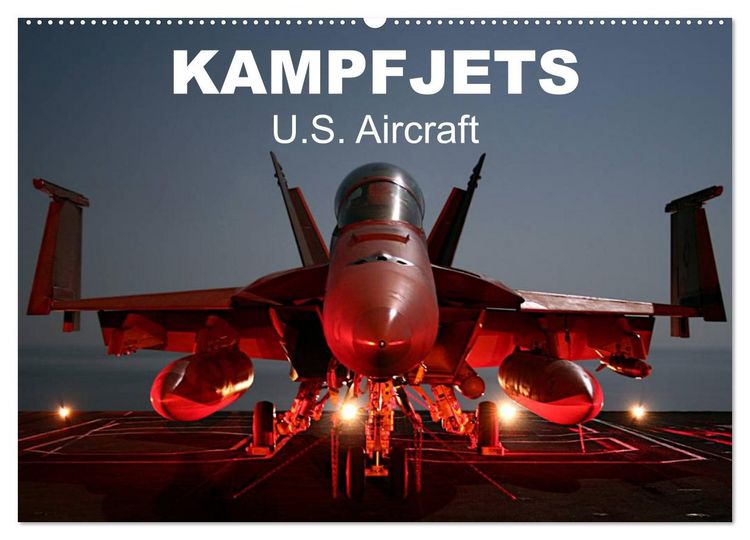 Produktbild: Kampfjets &bull; U.S. Aircraft (Wandkalender 2026 DIN A2 quer), CALVENDO Monatskalender