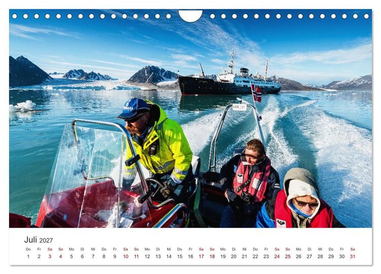 Produktbild: Kreuzfahrtpiraten (Wandkalender 2027 DIN A4 quer), CALVENDO Monatskalender