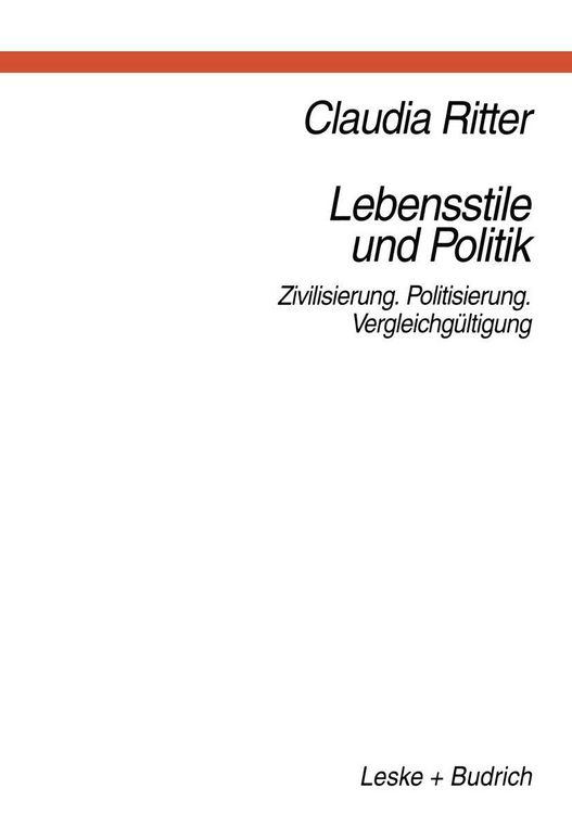 Produktbild: Lebensstile und Politik