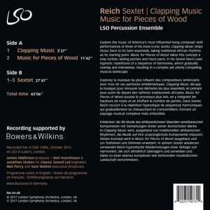 Produktbild: Steve Reich: Sextet,Clapping Music,Music for Pie
