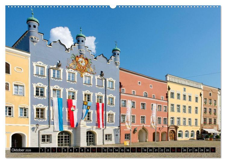 Produktbild: Burghausen - Mittelalter an der Salzach (hochwertiger Premium Wandkalender 2026 DIN A2 quer), Kunstdruck in Hochglanz