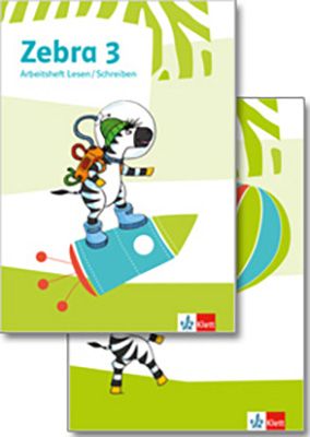 Produktbild: Zebra 3. Paket: Arbeitsheft Lesen/Schreiben und Arbeitsheft Sprache Klasse 3
