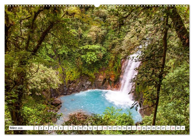 Produktbild: Costa Rica (hochwertiger Premium Wandkalender 2026 DIN A2 quer), Kunstdruck in Hochglanz