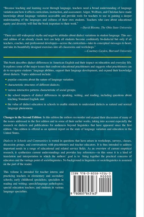 Produktbild: Dialects in Schools and Communities