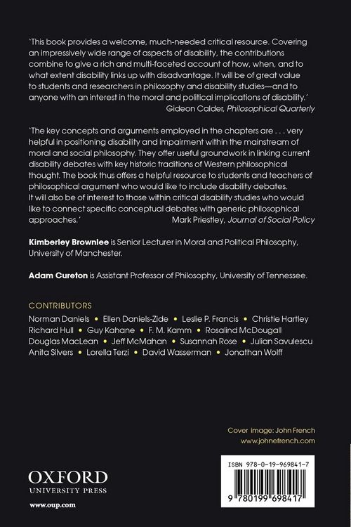 Produktbild: Disability and Disadvantage