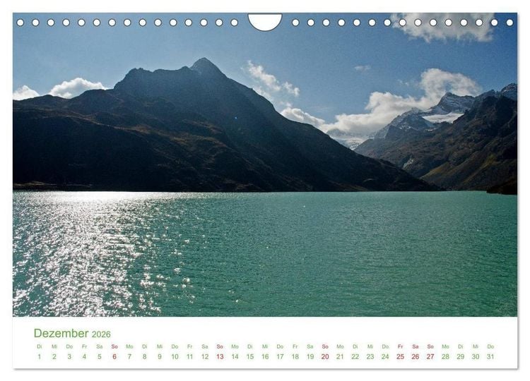 Produktbild: Bergwelt in &Ouml;sterreich (Wandkalender 2026 DIN A4 quer), CALVENDO Monatskalender