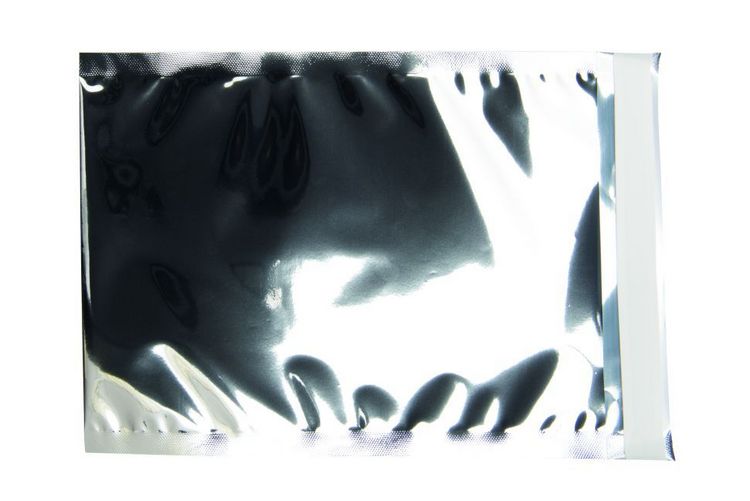 Produktbild: Metallische Versandtaschen Din C5, Silber