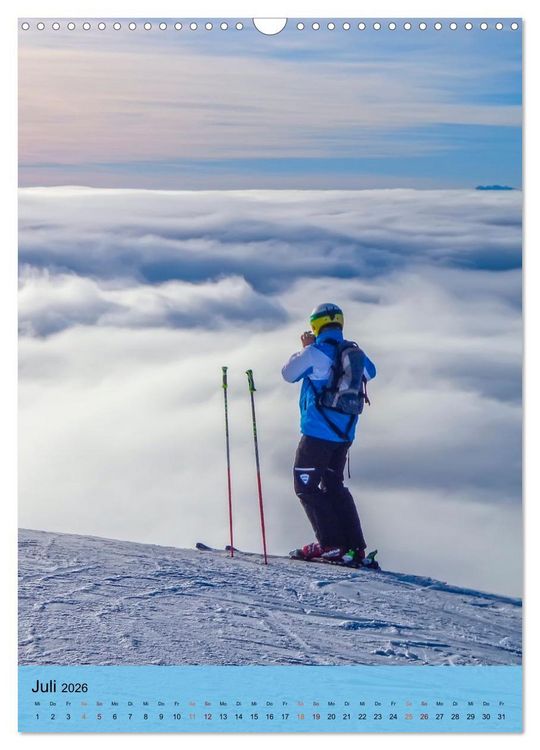 Produktbild: Endlich wieder Skifahren (Wandkalender 2026 DIN A3 hoch), CALVENDO Monatskalender