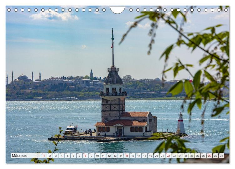 Produktbild: Istanbul - die quirlige Stadt auf zwei Kontinenten (Wandkalender 2026 DIN A4 quer), CALVENDO Monatskalender
