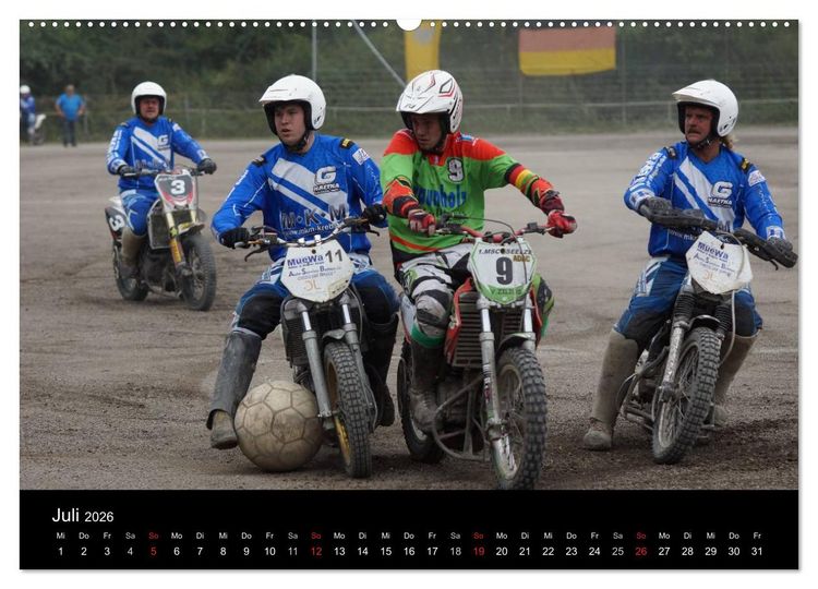Produktbild: Motorsport: Motoball (hochwertiger Premium Wandkalender 2026 DIN A2 quer), Kunstdruck in Hochglanz