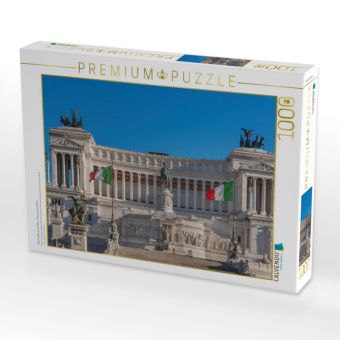 Produktbild: CALVENDO Puzzle Nationaldenkmal Viktor Emmanuel II.Rom | 1000 Teile Lege-Gr&ouml;&szlig;e 64x48cm Foto-Puzzle f&uuml;r gl&uuml;ckliche Stunden