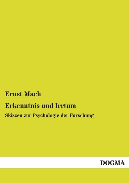 Produktbild: Erkenntnis und Irrtum