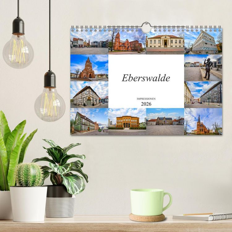 Produktbild: Eberswalde Impressionen (Wandkalender 2026 DIN A4 quer), CALVENDO Monatskalender