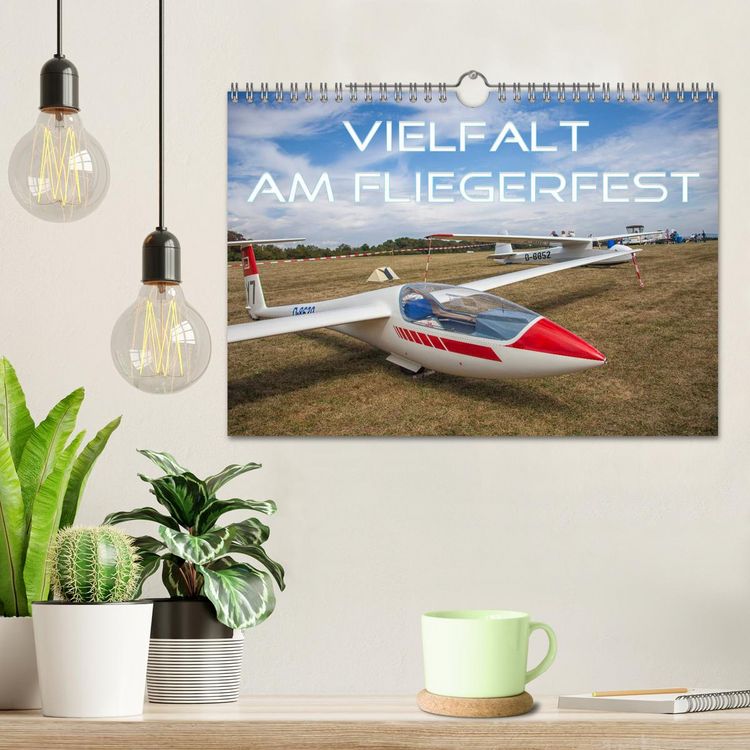 Produktbild: Vielfalt am Fliegerfest (Wandkalender 2026 DIN A4 quer), CALVENDO Monatskalender