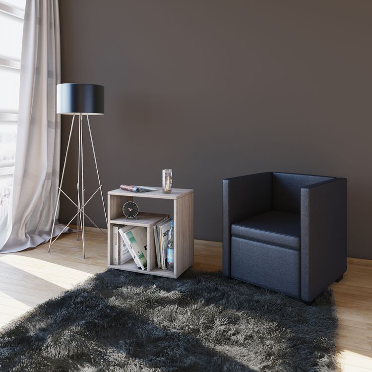 Produktbild: Holz Beistelltisch Couchtisch Sofatisch Zeito