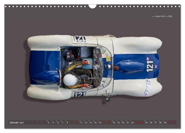 Produktbild: Two-Seater Racing Cars 1950-1960 (Wandkalender 2027 DIN A3 quer), CALVENDO Monatskalender