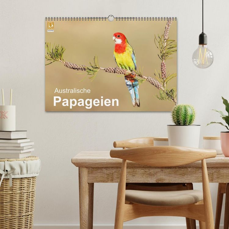 Produktbild: Australische Papageien (Wandkalender 2026 DIN A3 quer), CALVENDO Monatskalender