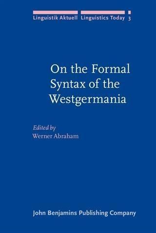 Produktbild: On the Formal Syntax of the Westgermania