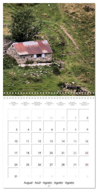 Produktbild: Deux &eacute;t&eacute;s en Vall&eacute;e d'Ossau (Calendrier mural carr&eacute; 2026 30x30 cm) Calendrier double avec une page pour vos prises de notes