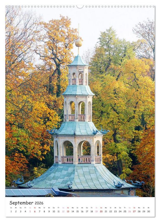 Produktbild: Der Park Sanssouci - ein Traum (Wandkalender 2026 DIN A2 hoch), CALVENDO Monatskalender