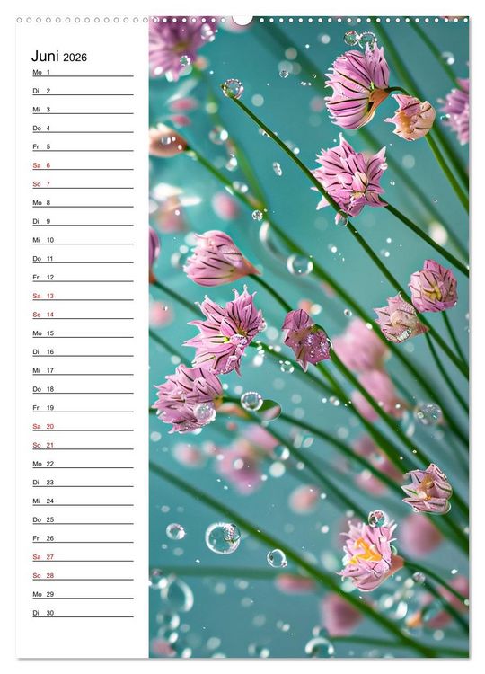 Produktbild: Kr&auml;uterfrische (Wandkalender 2026 DIN A2 hoch), CALVENDO Monatskalender