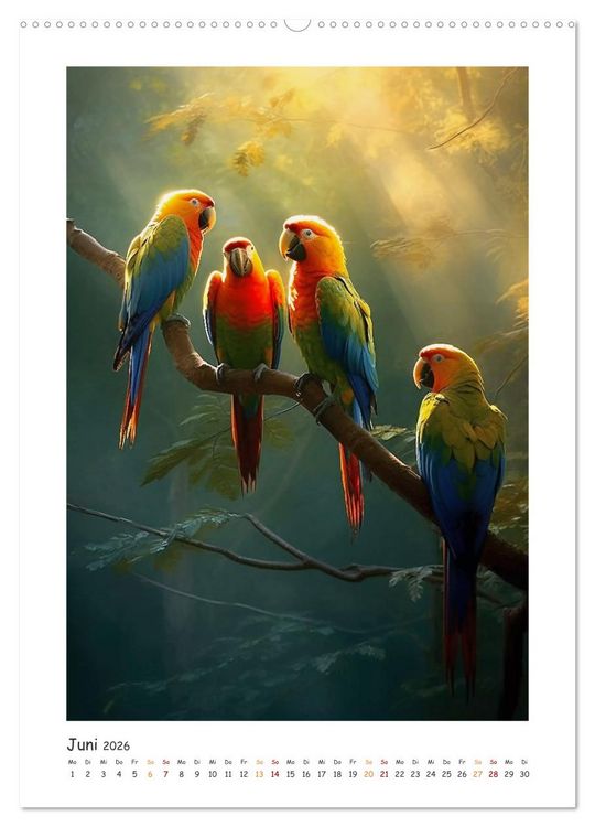 Produktbild: Tanz der V&ouml;gel (hochwertiger Premium Wandkalender 2026 DIN A2 hoch), Kunstdruck in Hochglanz