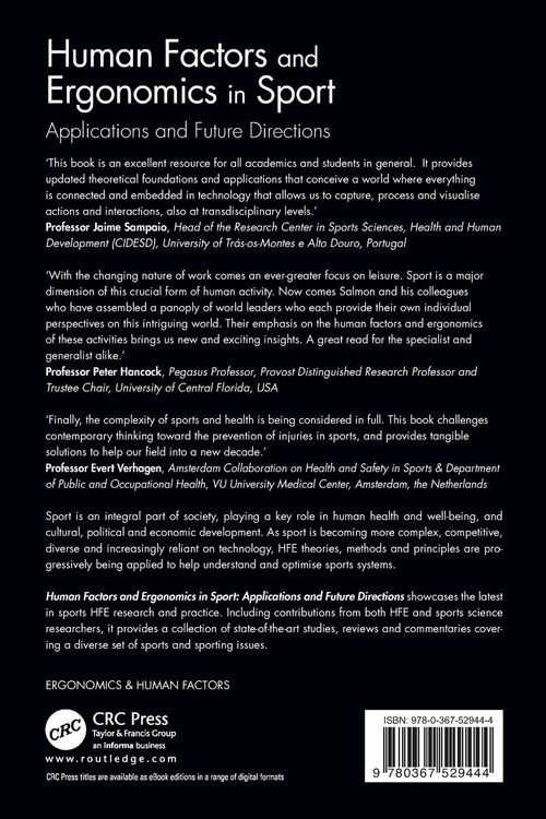 Produktbild: Human Factors and Ergonomics in Sport