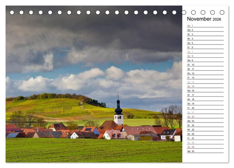 Produktbild: DER STEIGERWALD - Impressionen einer Landschaft (Tischkalender 2026 DIN A5 quer), CALVENDO Monatskalender