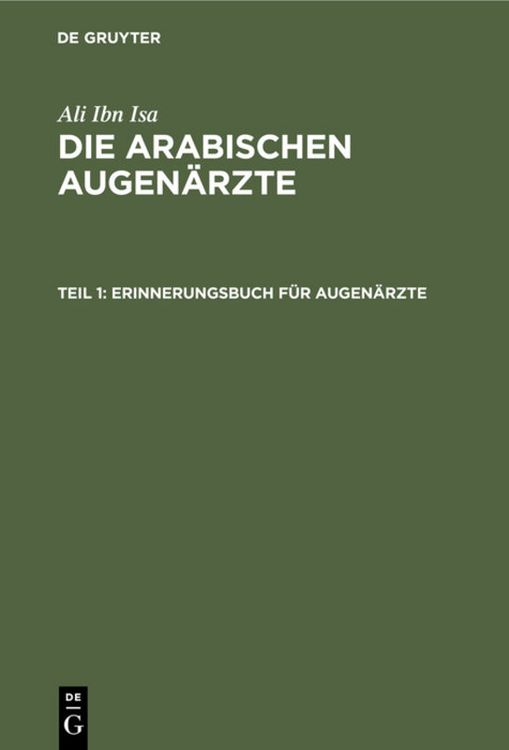 Produktbild: Erinnerungsbuch f&uuml;r Augen&auml;rzte