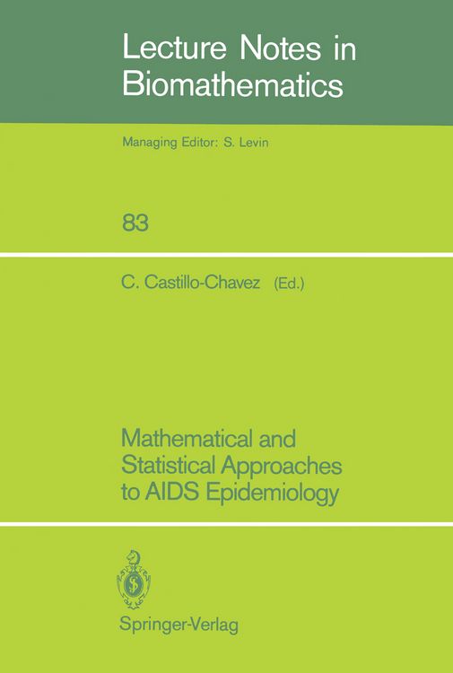 Produktbild: Mathematical and Statistical Approaches to AIDS Epidemiology