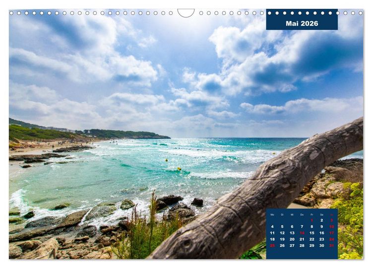 Produktbild: Menorca - die kleine Schwester von Mallorca (Wandkalender 2026 DIN A3 quer), CALVENDO Monatskalender