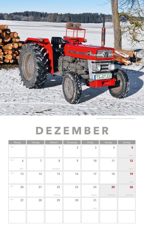 Produktbild: Traktoren Kalender 2027