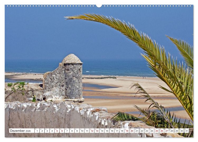 Produktbild: Die Sandalgarve - Der flache K&uuml;stenabschnitt im S&uuml;dosten Portugals (hochwertiger Premium Wandkalender 2026 DIN A2 quer), Kunstdruck in Hochglanz