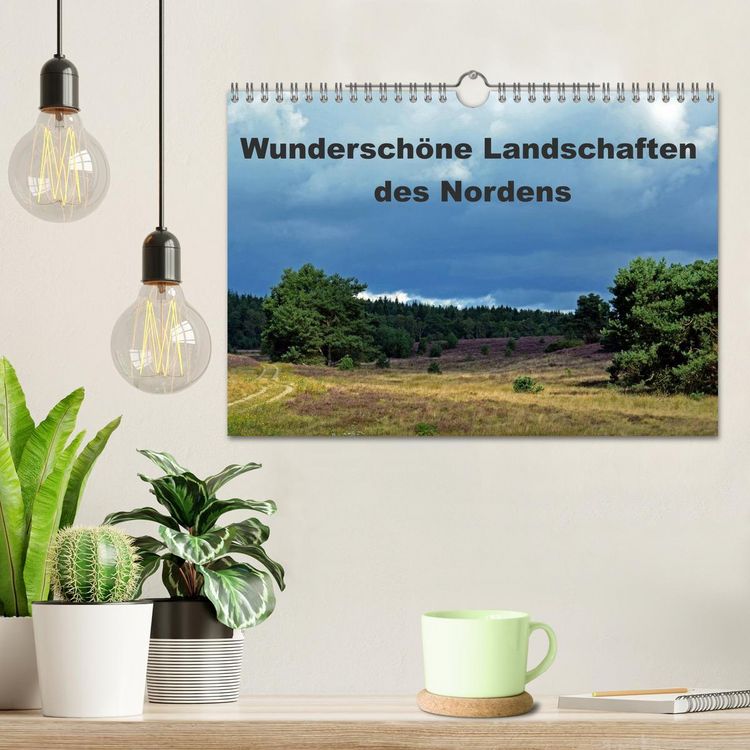 Produktbild: Wundersch&ouml;ne Landschaften des Nordens (Wandkalender 2026 DIN A4 quer), CALVENDO Monatskalender