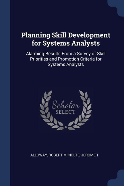Produktbild: Planning Skill Development for Systems Analysts