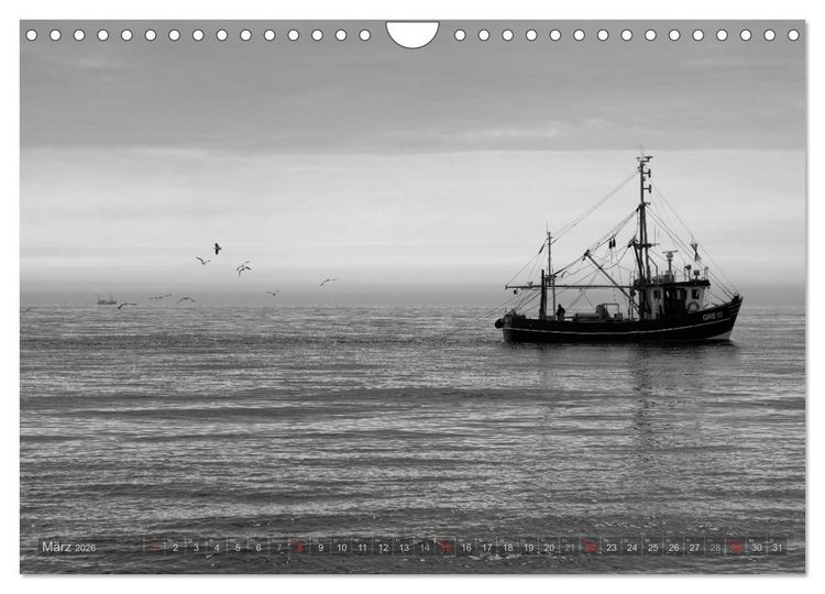Produktbild: 54&deg;54'57"N 8&deg;19'51"E SYLT (Wandkalender 2026 DIN A4 quer), CALVENDO Monatskalender