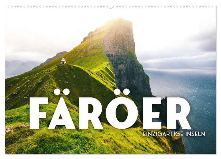 Produktbild: F&auml;r&ouml;er - Einzigartige Inseln (Wandkalender 2026 DIN A2 quer), CALVENDO Monatskalender