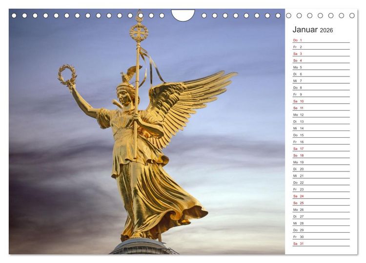 Produktbild: Berlin-Zentrum - Der Planer (Wandkalender 2026 DIN A4 quer), CALVENDO Monatskalender