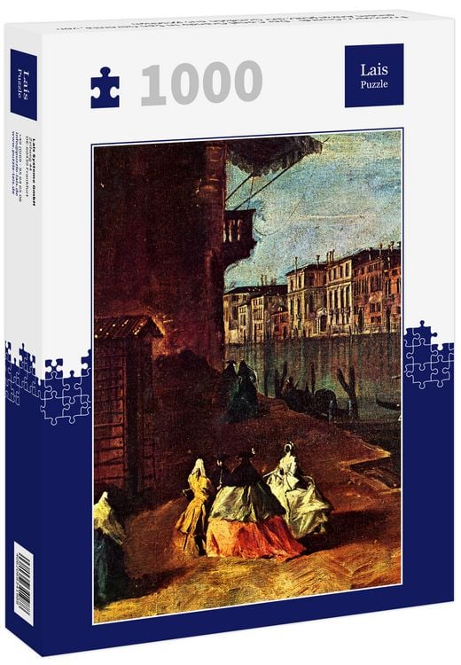 Produktbild: Lais Puzzle Francesco Guardi - Der Canal Grande in San Geremia, von einem Ankerplatz der Gondeln aus gesehen 1000 Teile