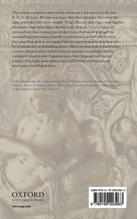Produktbild: Collected Papers On Latin Poetry C