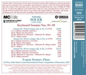 Produktbild: Keyboard Sonatas 93-95