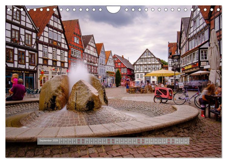 Produktbild: Ein Blick auf Rinteln (Wandkalender 2026 DIN A4 quer), CALVENDO Monatskalender