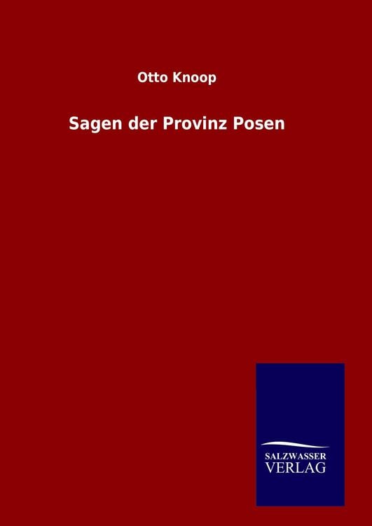 Produktbild: Sagen der Provinz Posen