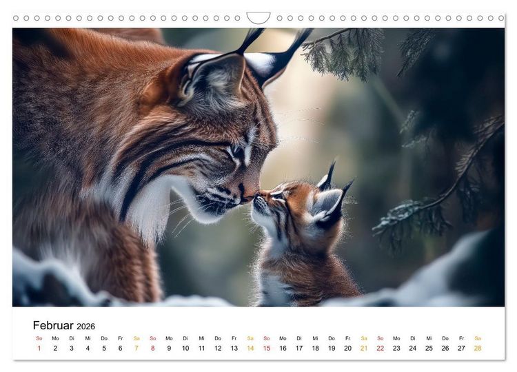 Produktbild: Tierm&uuml;tter - die sanfte Seite der Wildnis (Wandkalender 2026 DIN A3 quer), CALVENDO Monatskalender